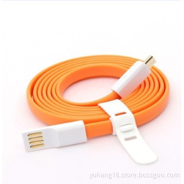 (8pin Lightning USB Data Charge Cable for iPhone 5 5s 5c iPad 4 iPad Mini) Flat Noodle Cable (HYH-CB803)
